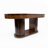 Art Deco Italian Walnut Dining Table, 1940