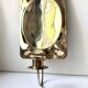 Vintage Scandinavian Brass Wall Candle holder Sconce height 29cm