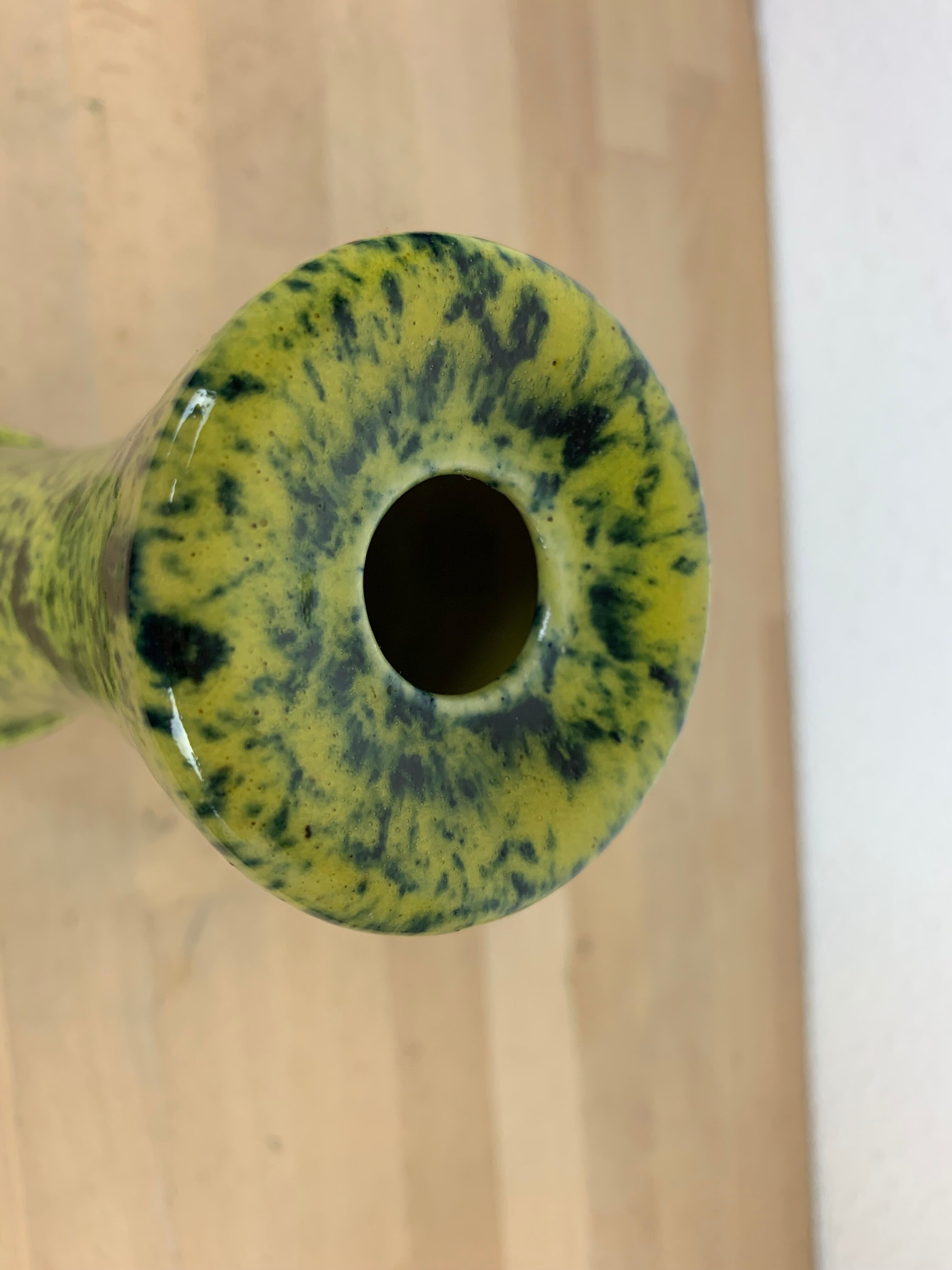 Ceramic candle holder Accolay green