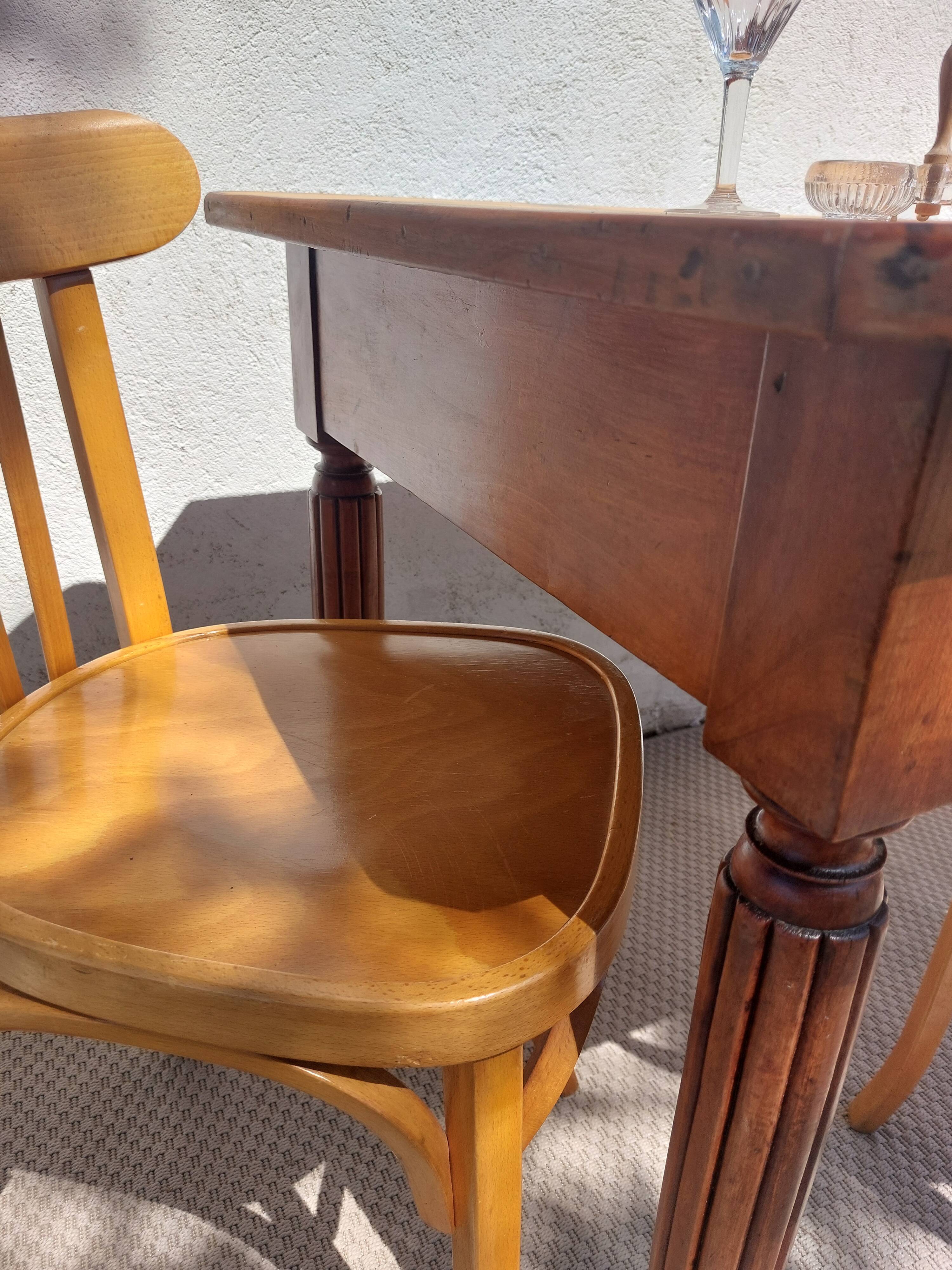 bistro table, countryside or office, 2 drawers