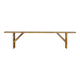 Rustic pine bench, circa 1960