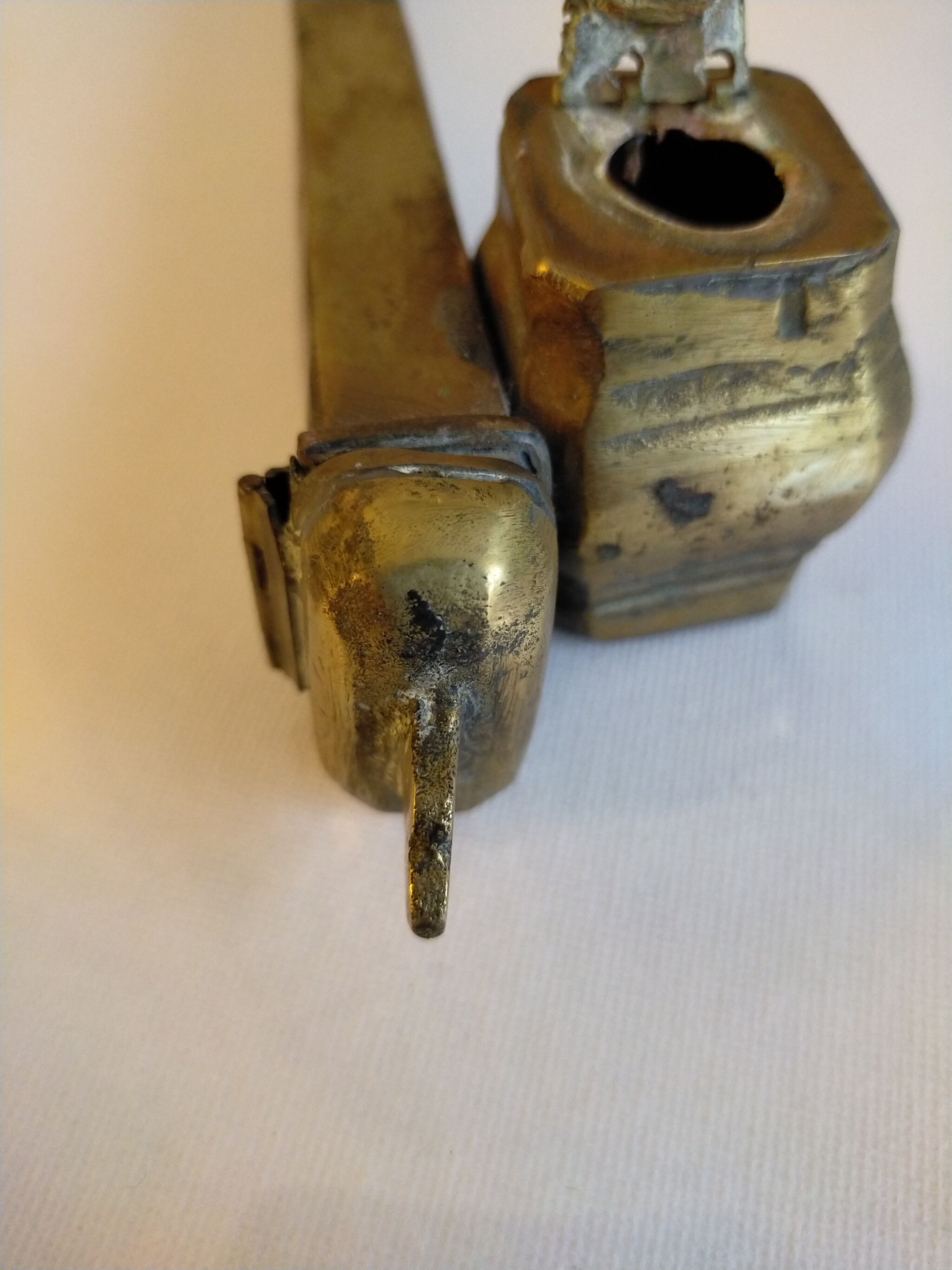 Brass case for writing