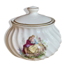 French earthenware sugar from Luneville romantic décor