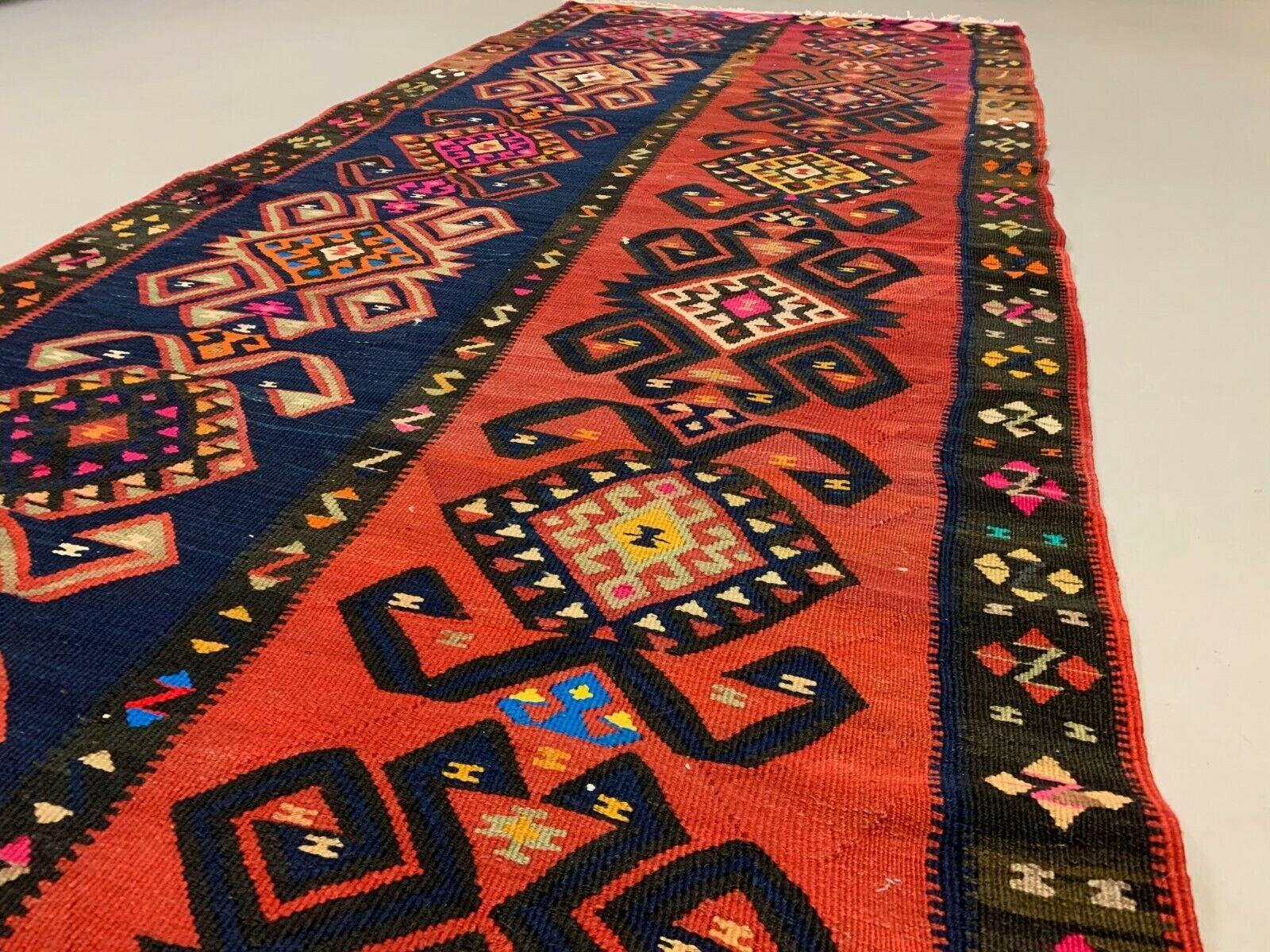 Turkish kilim 264x110 cm wool