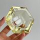Cendrier cristal jaune