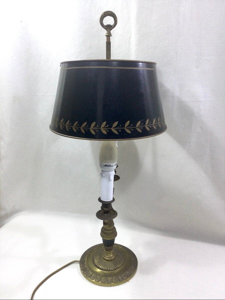 Two light empire hot water bottle lamp