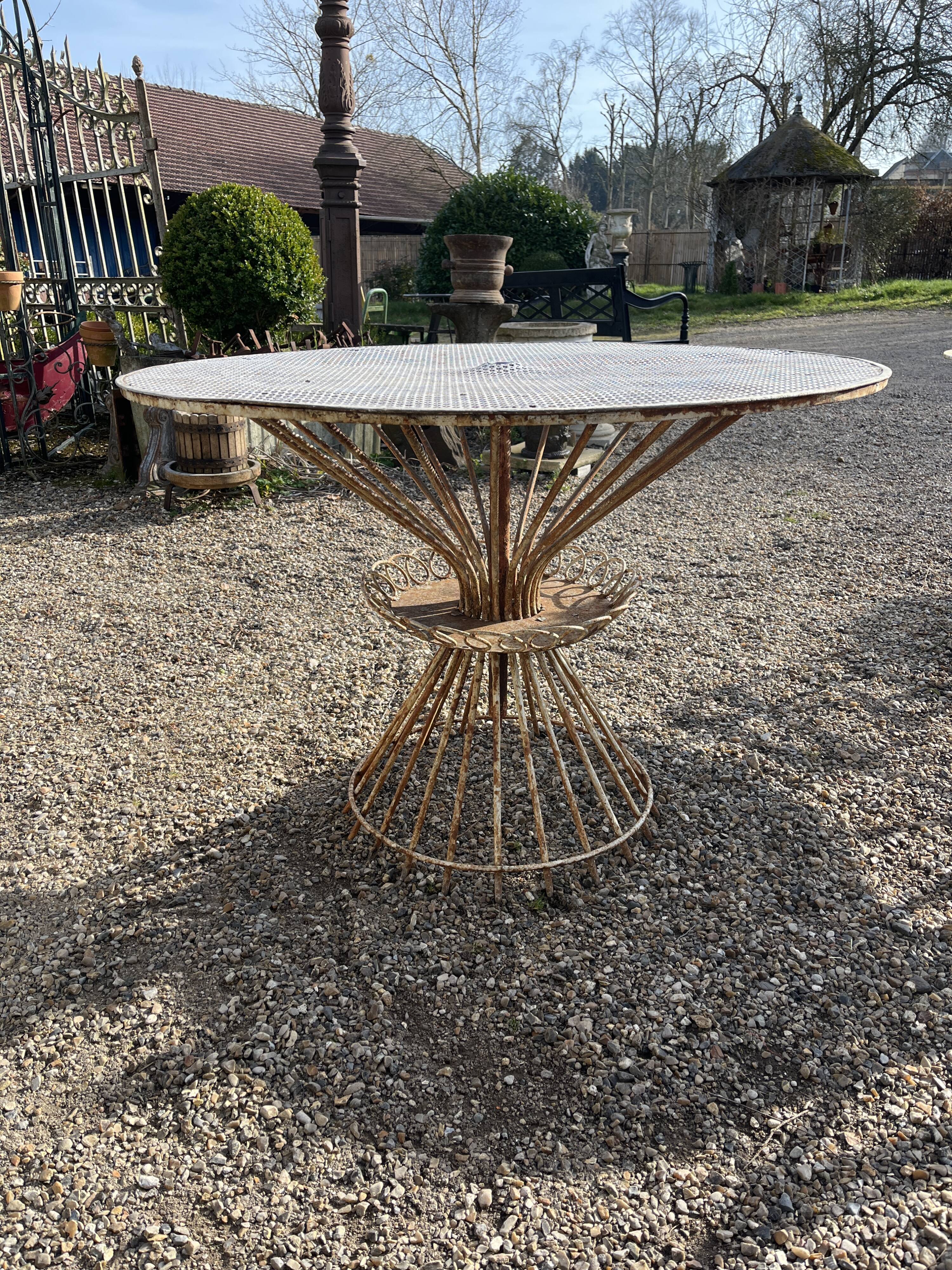 Garden table Mathieu Matégot