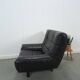 Fauteuil Leren vintage noir