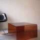 Table basse en plexiglas fumé 1970, Ligne Roset