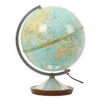 Lampe globe illuminée 1965 Globe standard Pays-Bas PIB Italie