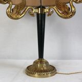 Lampe en laiton doré, style empire - début XXe