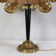 Golden brass lamp, empire style - early twentieth century