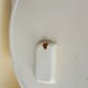 Vintage Plastic Bathroom Wall Shelf with Mirror