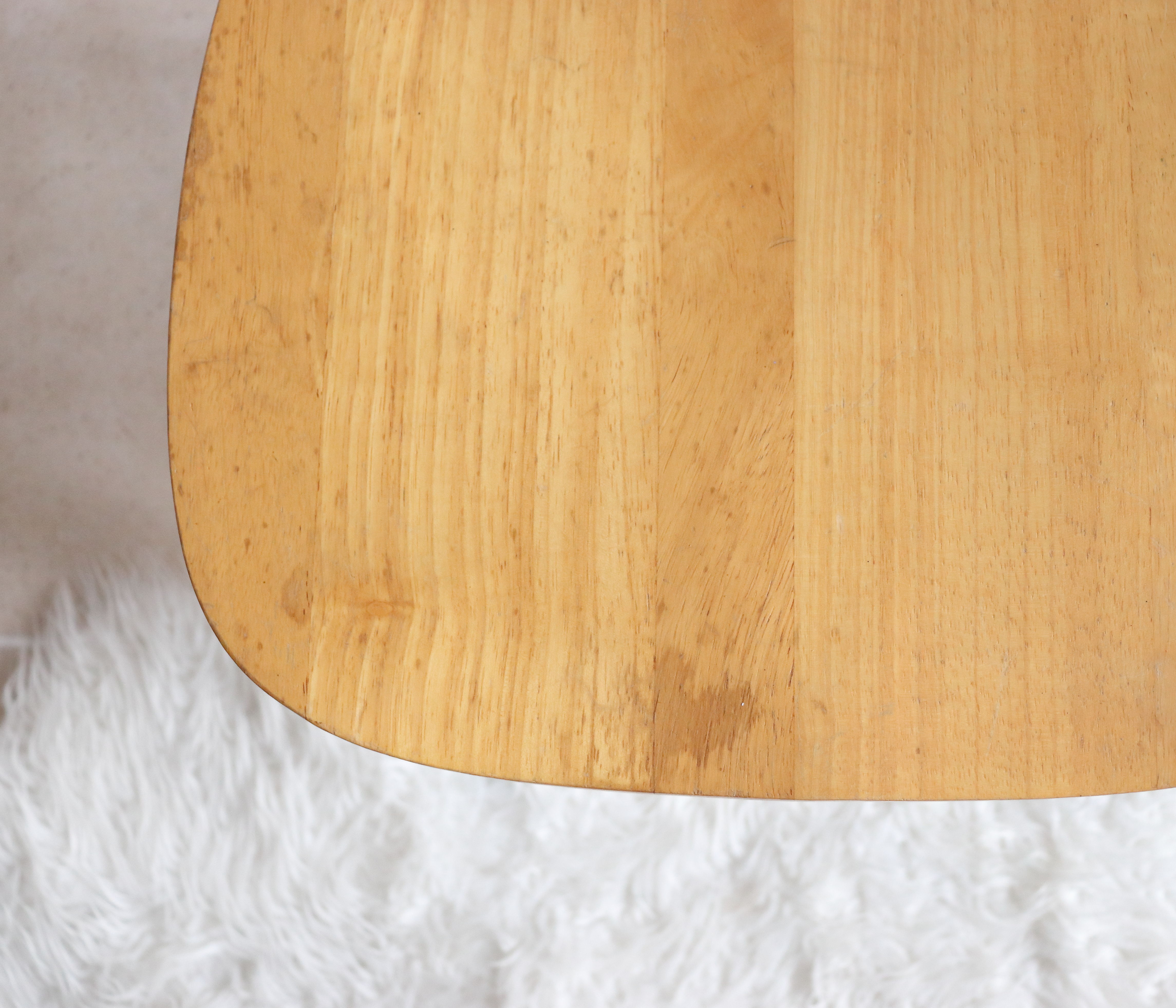 Pair of vintage Scandinavian Windsor chairs with blue bars