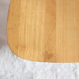 Pair of vintage Scandinavian Windsor chairs with blue bars