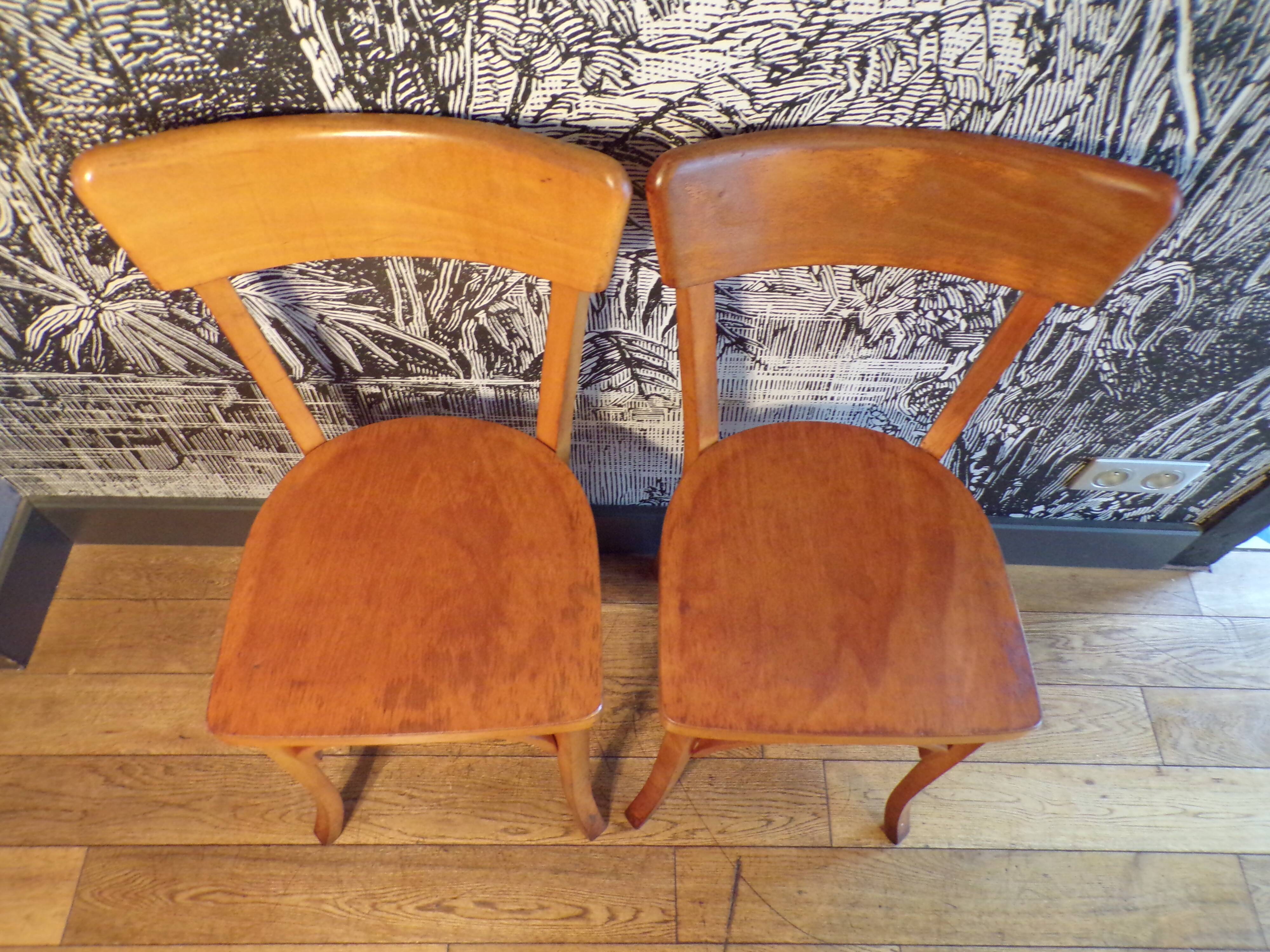 Pair of Luterma bistro chairs