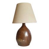 Lampe en grès pyrité Bodin, La Borne