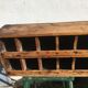 Vintage workshop locker in fir wood