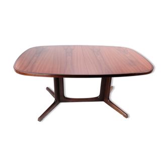 Table à manger en palissandre avec extensions de design danois par Gudme Furniture, années 1960