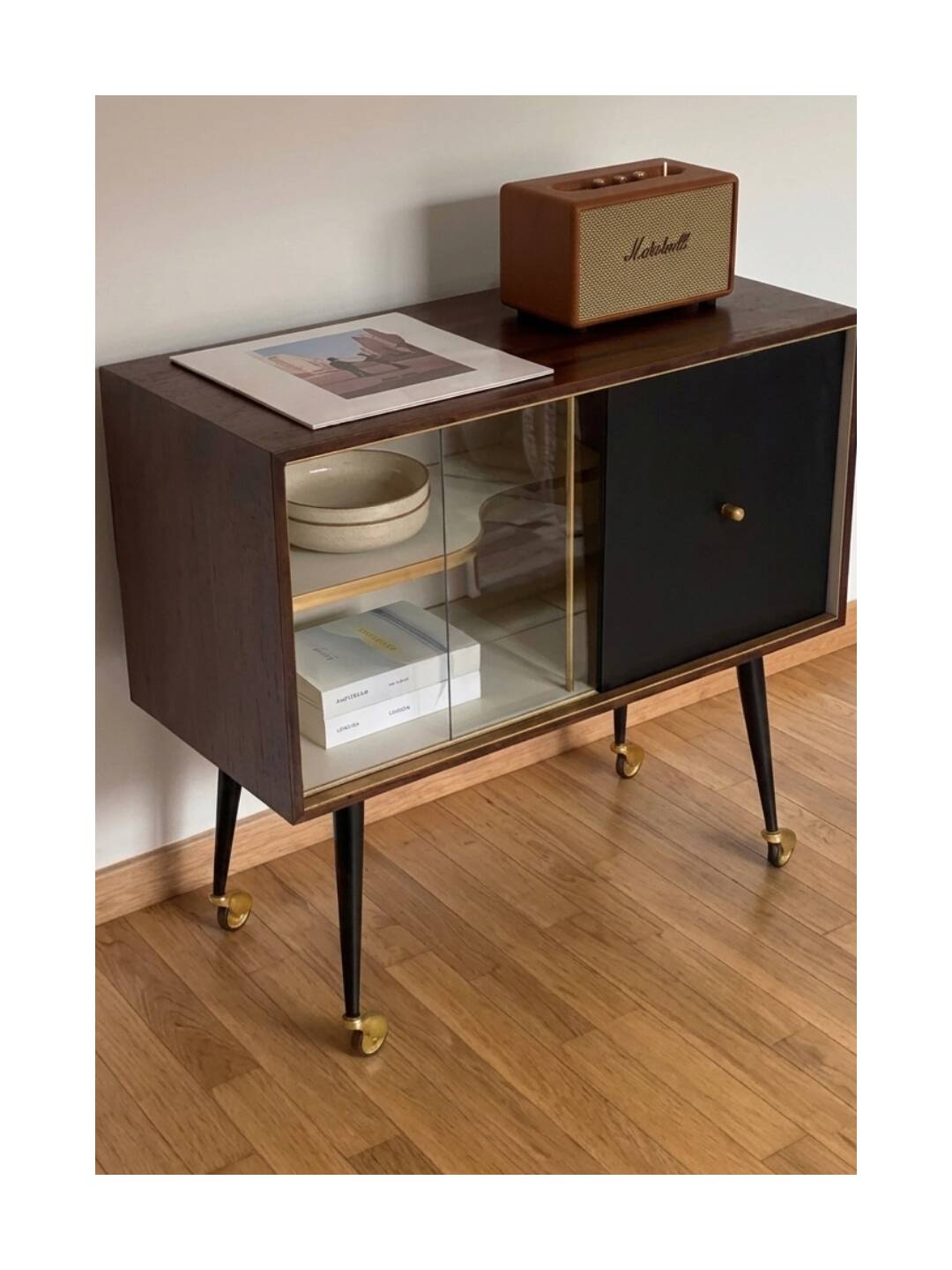Cabinet Moderniste À Niche Architecturale - Année 60