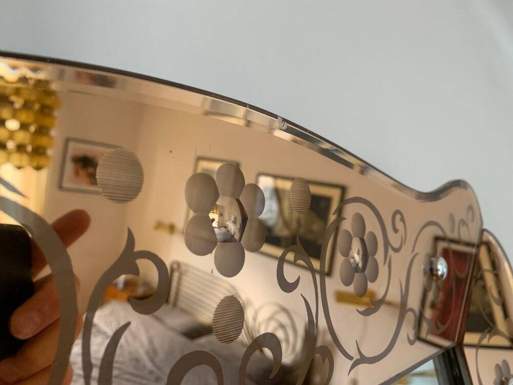 Mirror from Cristal Arte, Italy, 1950s
