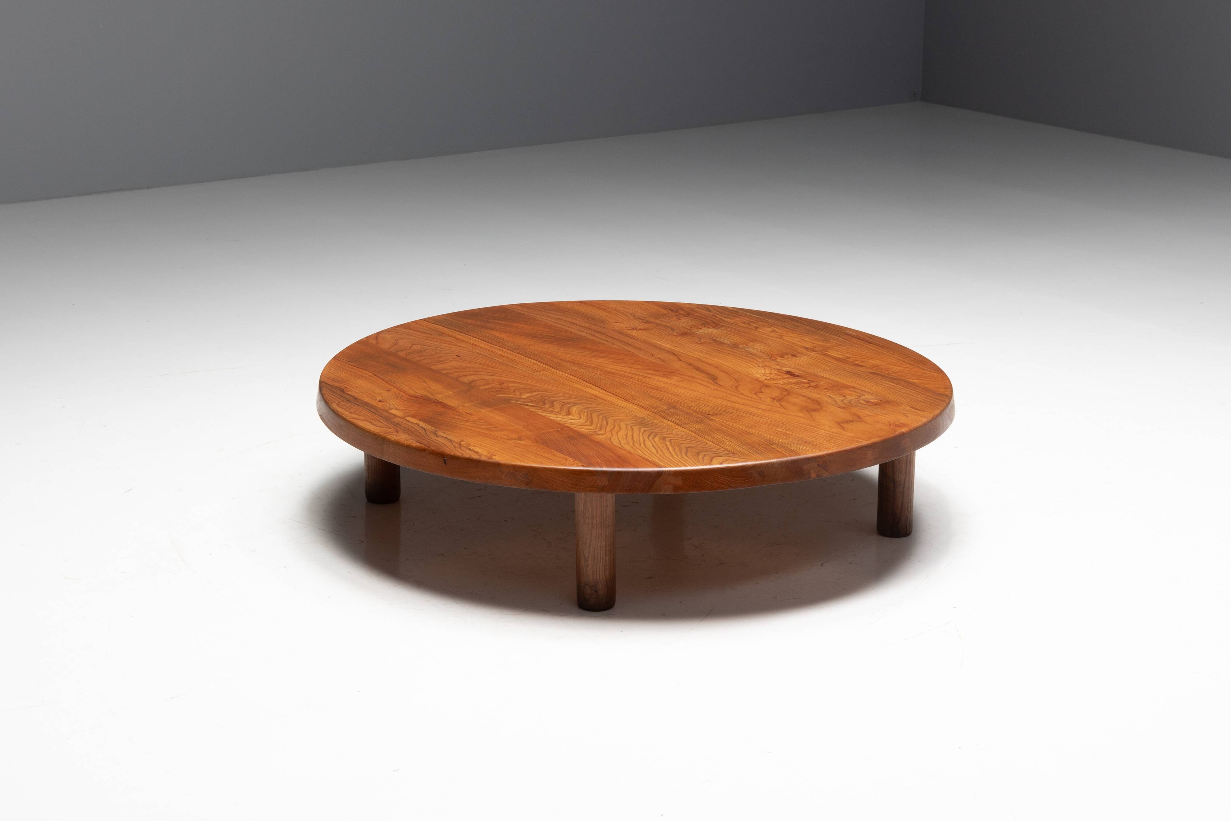 Table basse T02P de Pierre Chapo, France, années 1960