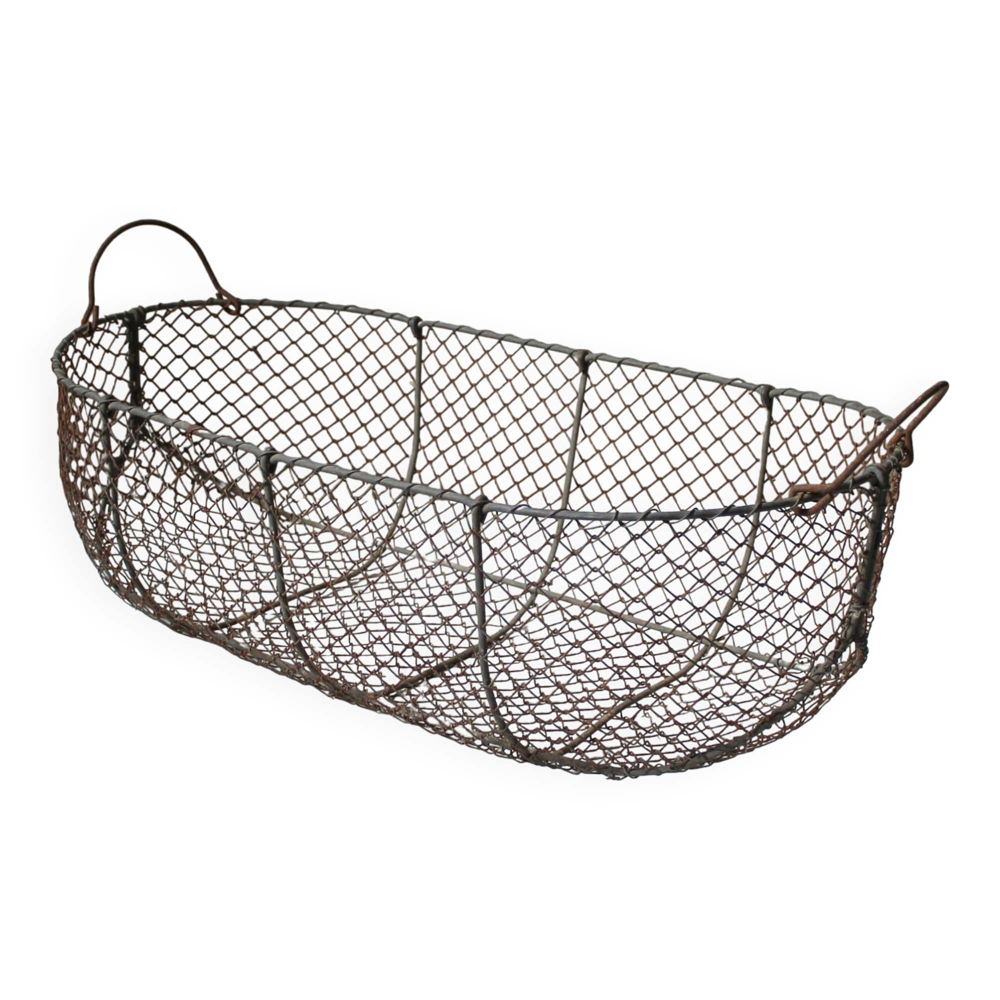 Vintage wire basket