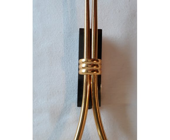 Paire de doubles appliques design organiques 1950