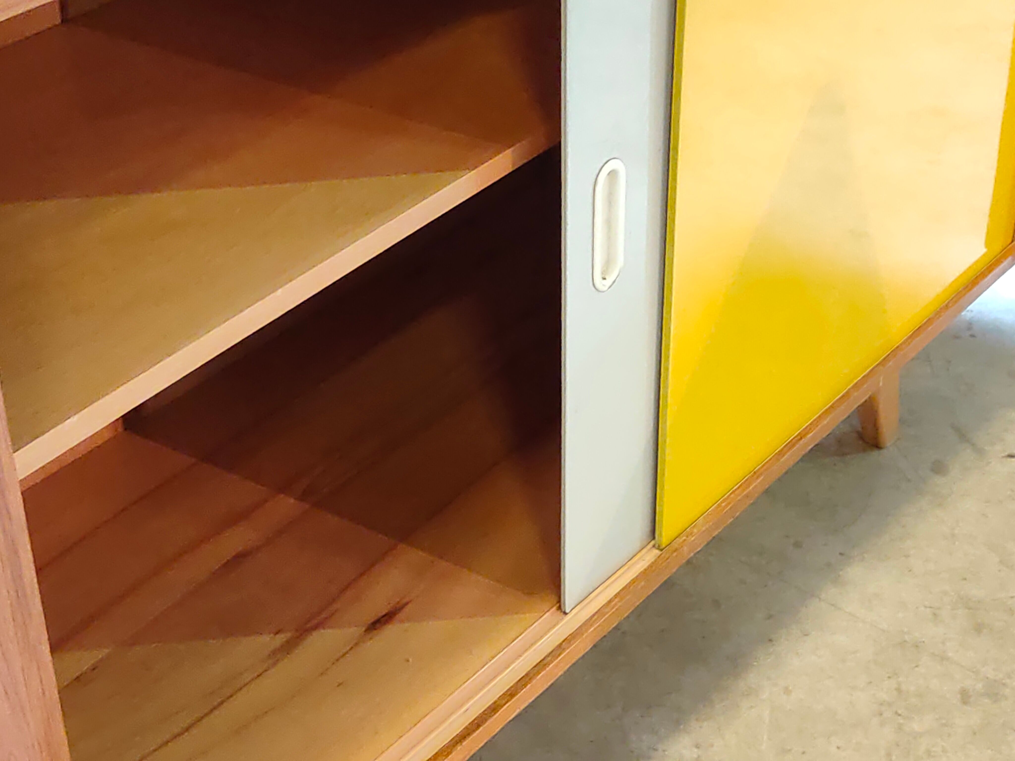 Yellow U 452 sideboard by Jiri Jiroutek for Interier Praha 1960