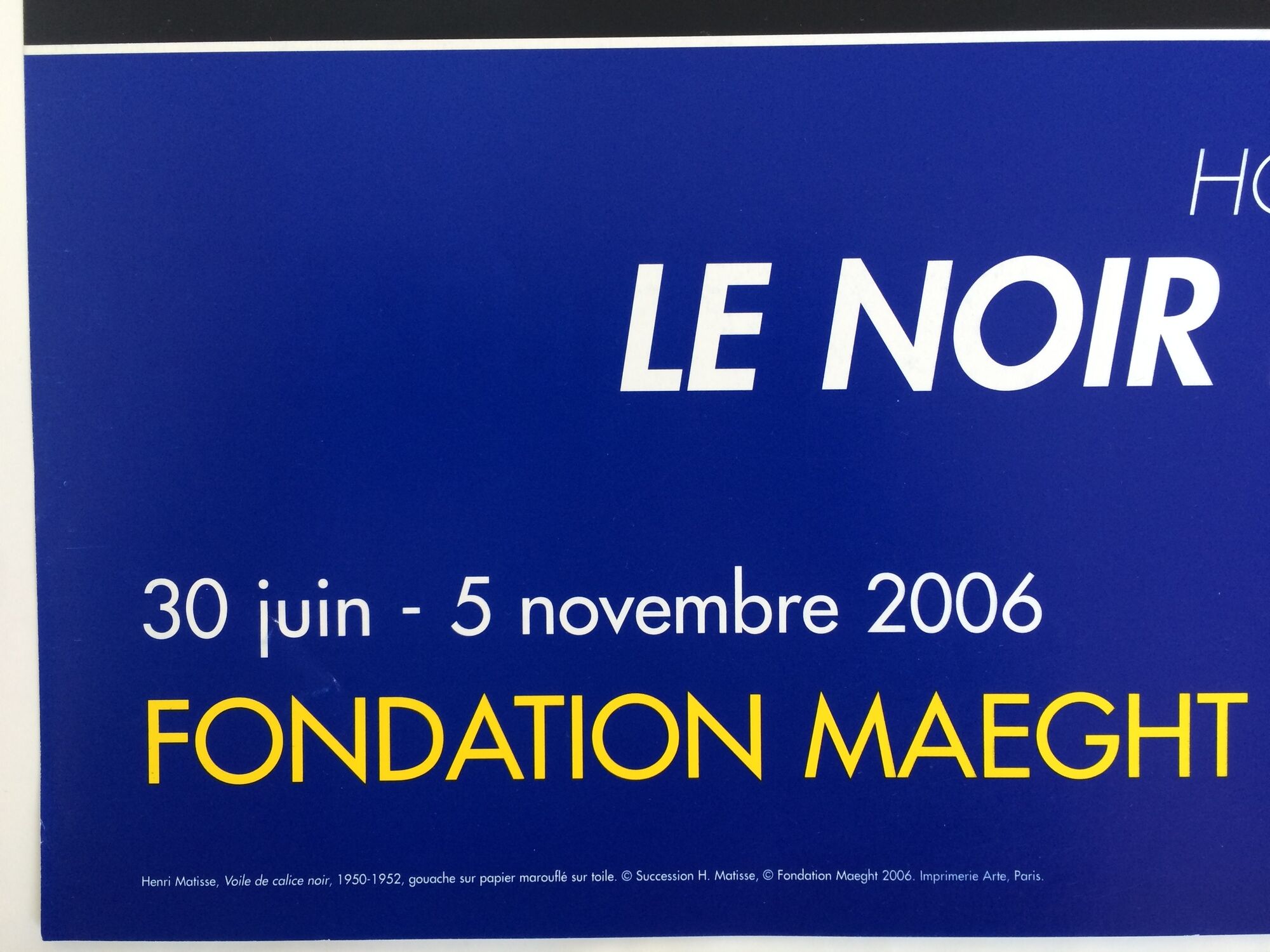 Original exhibition poster