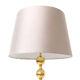 Scandinavian brass lampadair 1970