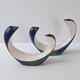 Pair of vintage Verceram candlesticks, 1960s