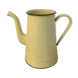 Yellow enamelled coffee maker