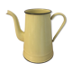 Cafetière émaillée jaune