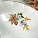 Digoin chamoi porcelain dish with floral pattern