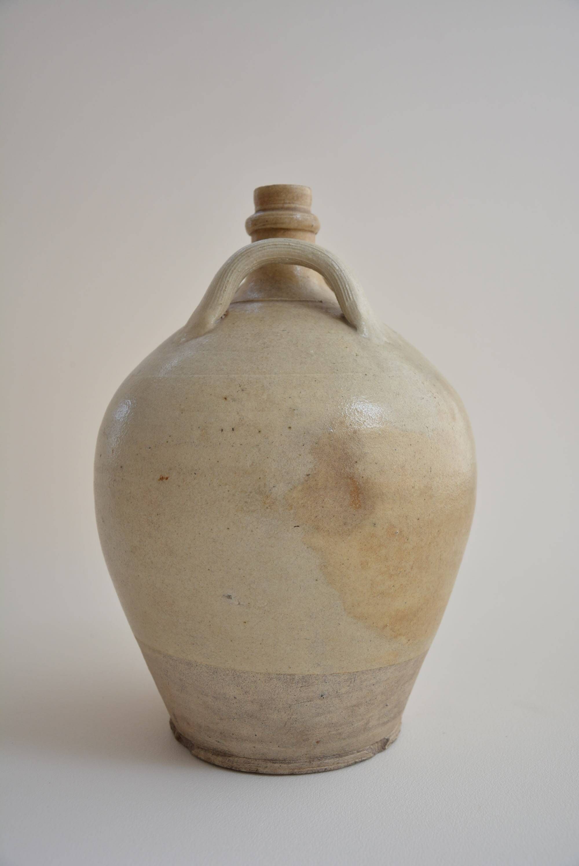 Ancient jar in glazed terracotta – Rustic and authentic style
