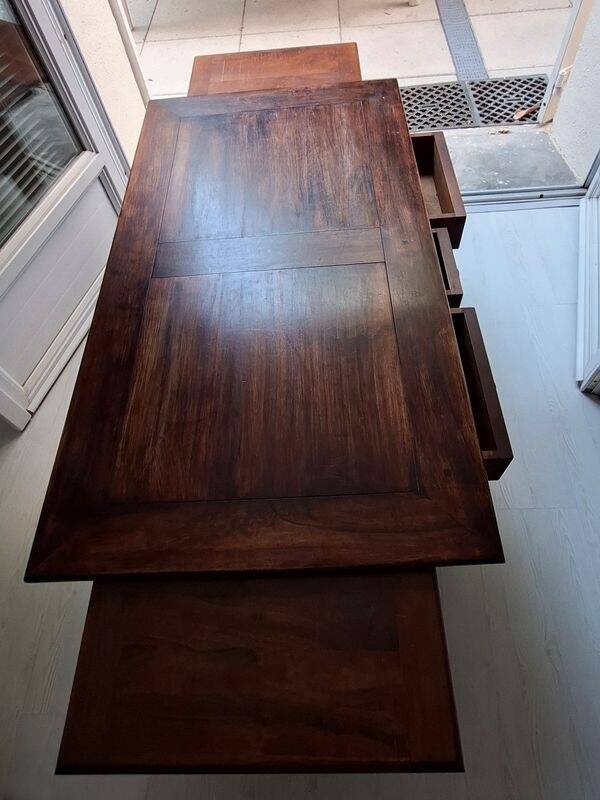 Solid walnut coffee table