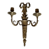 Gilded bronze wall light