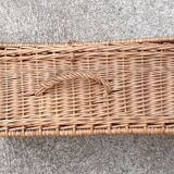 small trunk in old wicker