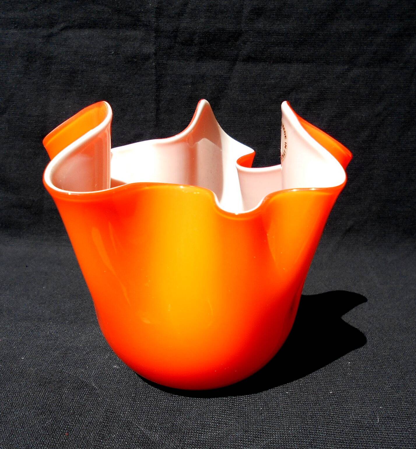 Murano Glass Vase by Fulvio Bianconi for Venini, 2003