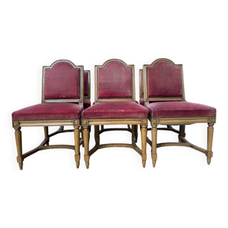 Set of 6 chairs in High Period - Renaissance style