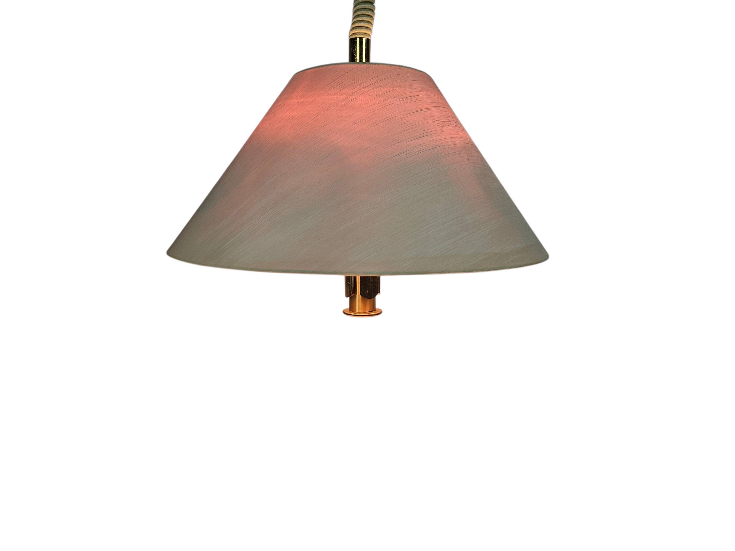 B + M Leuchten - Hollywood Regency style - W-Germany - brass - steel - 80's