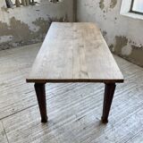 Solid oak farmhouse table 185cm