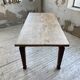 Solid oak farmhouse table 185cm