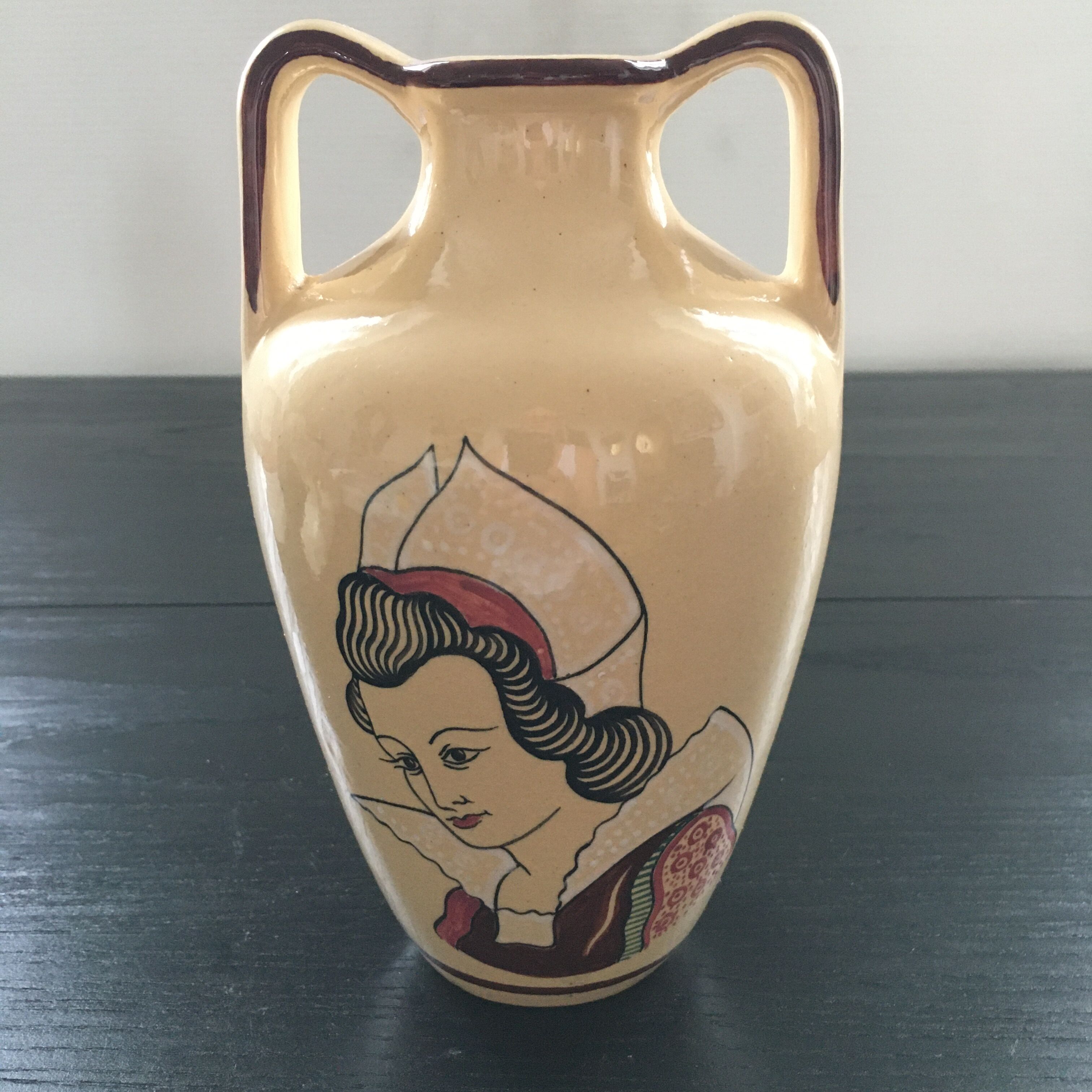 Vase signed Keraluc Quimper
