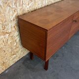 60s 70s teak sideboard Credenza cabinet Bartels Danish Modern Design
