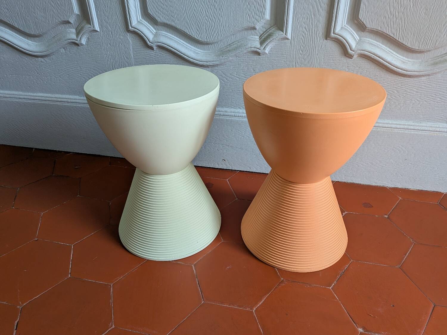 Pair of stools Prince Aha Starck Kartell
