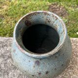 Large stoneware vase signed Alain Blanchard vintage