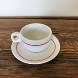 Set 6 espresso cups and vintage saucers Schonwald