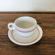 Set 6 espresso cups and vintage saucers Schonwald